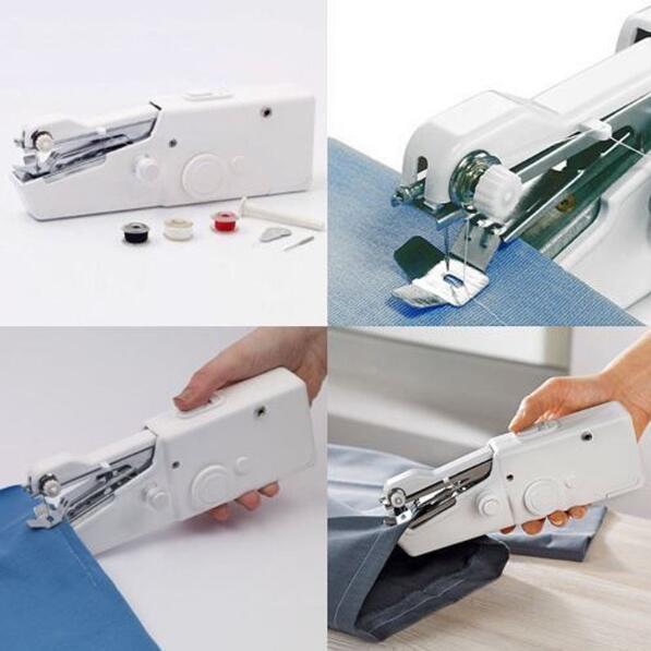 Portable Handheld Sewing Machines Stitch Sew Needlework Cordless