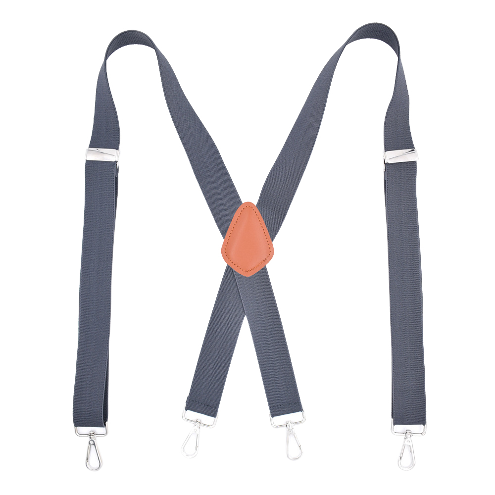 Men Dance Costume Party Pants Dapper Suspenders Braces Adjustable Belt Straps