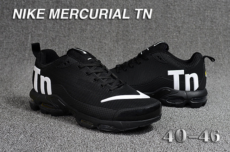 nike mercurial tn black and white