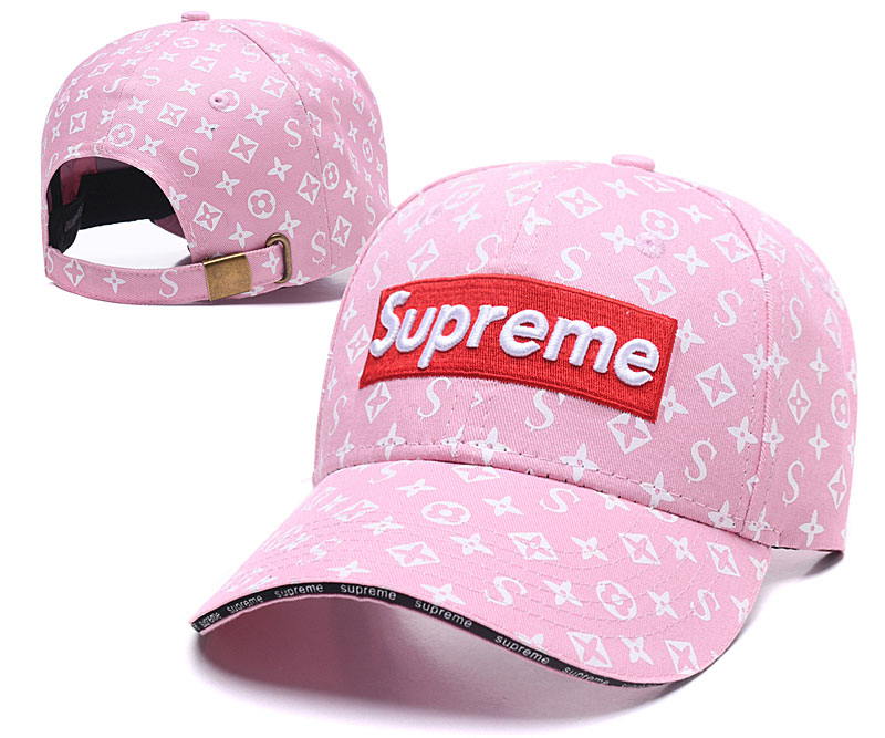 supreme hat pink