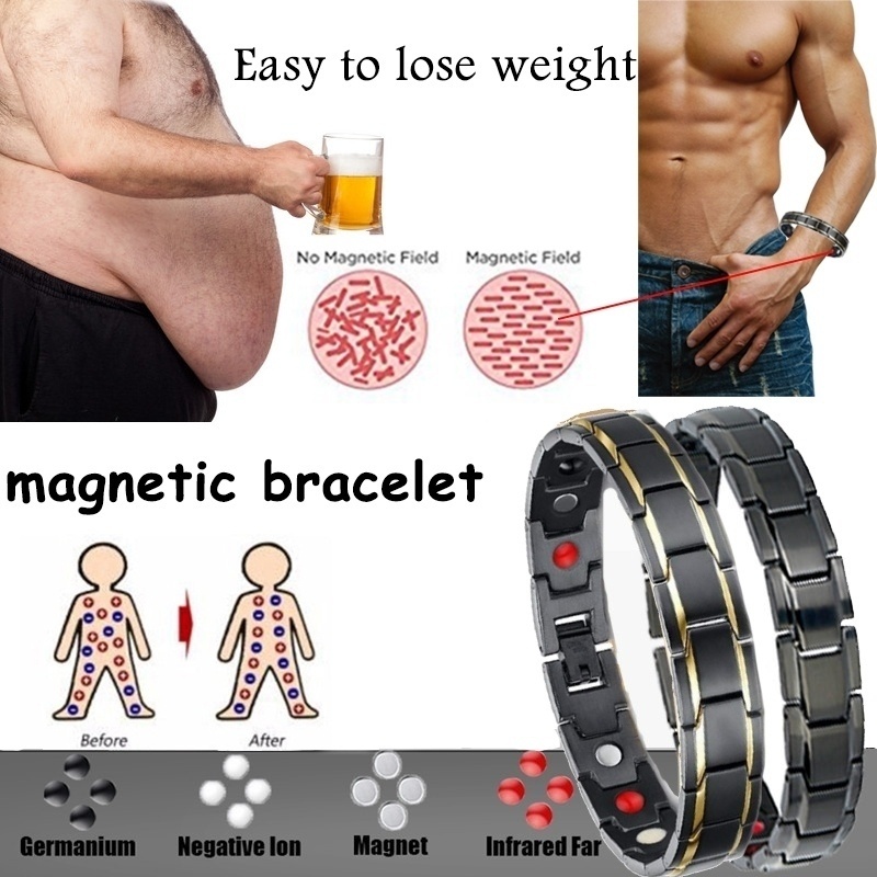 Therapeutic Energy Healing Bracelet Magnetic Forbangle Arthritis Bracelets  Pain Men Wristband Magnet Energy Anklet Health Tunnel Carpal Sliver&GLD -  Walmart.com