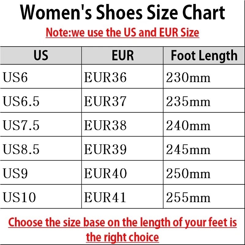 eur36 to us shoe size women's