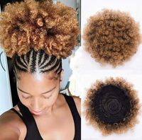 Buy High Puff Afro Curly Wig Ponytail Drawstring Short Afro Kinky