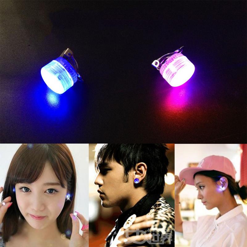 blinking led earrings