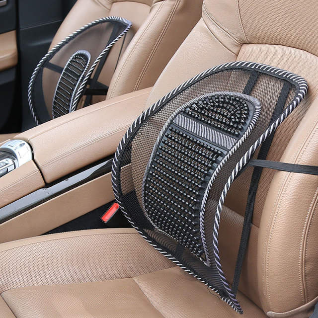 Breathable Car Seat Cooling Lumbar Universal Car Massage Cushion