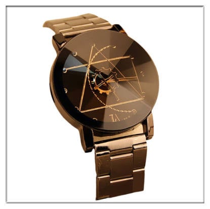 Gofuly 2019 New Luxury Watch Fashion Stainless Steel Watch for Man Women Quartz Analog Wrist Watch