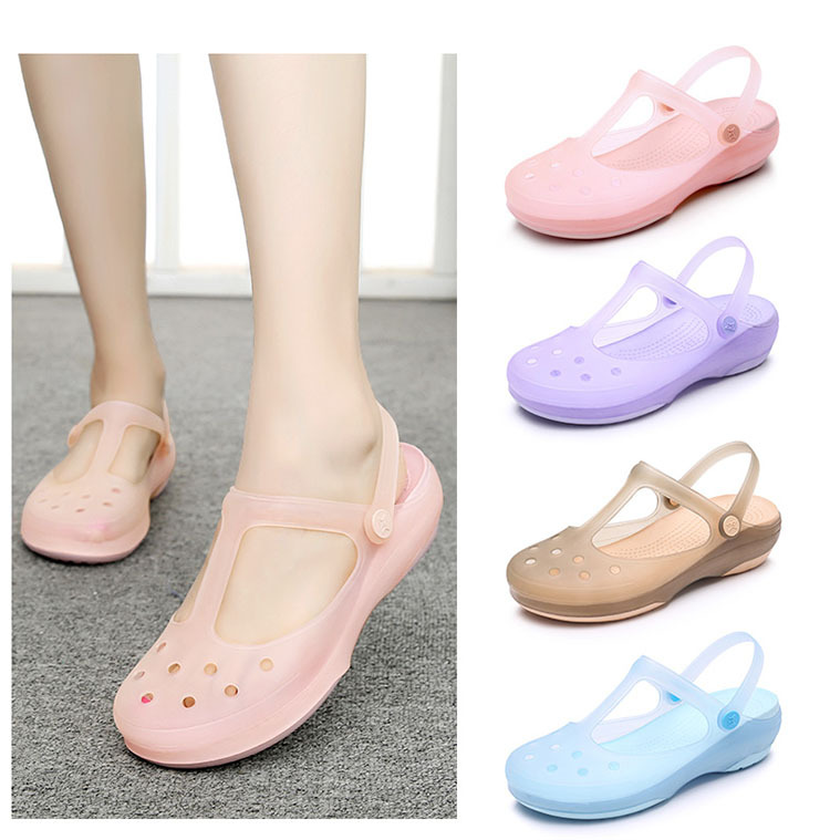 TIGERBEAR REPUBLIK JELLY KITTY LADIES OPEN TOE WEDGE HEEL RIPTAPE SUMMER SANDALS