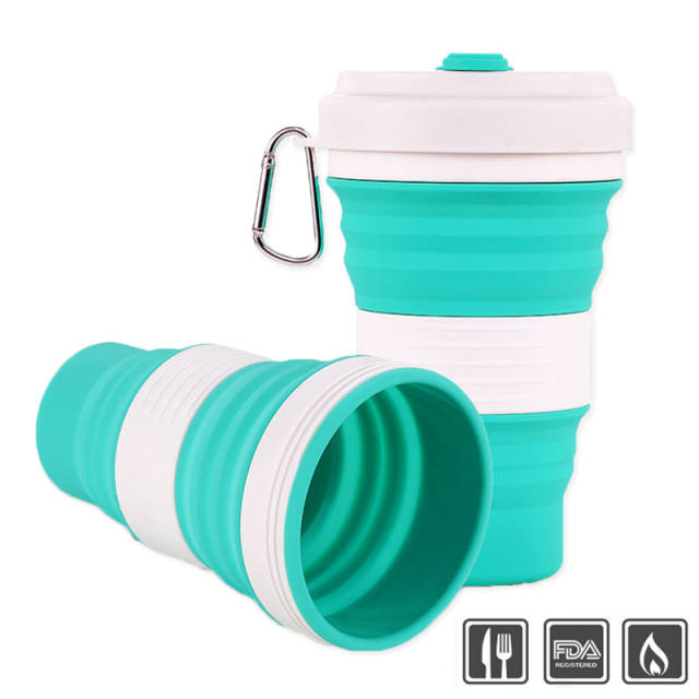 Silicone Collapsible Coffee Cup (550ml)