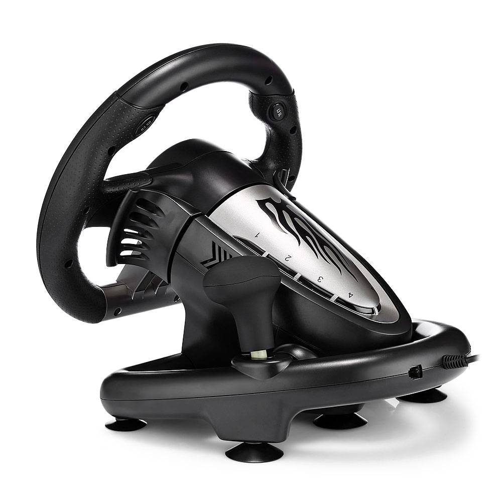 Qiilu Racing Game Wheel Usb Game Steering Wheel Abs Game Steering Wheel 180° Rotation 7 In 1 Vibration Usb Racing Game Wheel With Pedal For Ps4 Pc Buy Standard Quality China Wholesale Racing Wheel For Ps3 Ps2 Usb