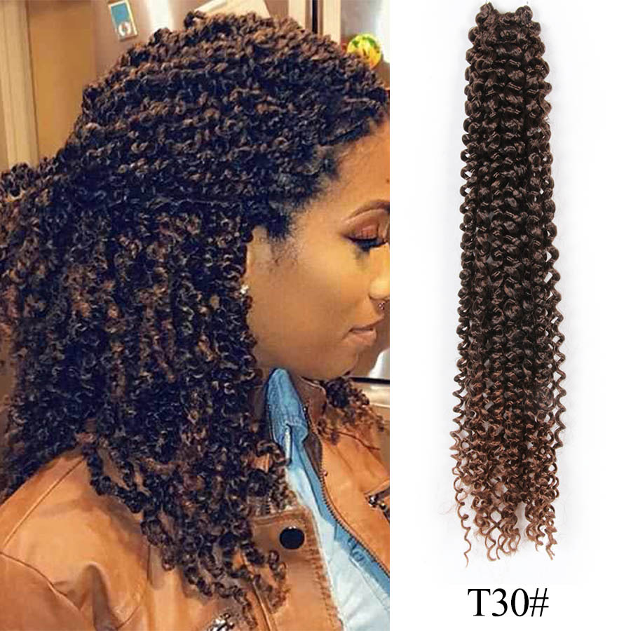 Buy 18 Ombre Fluffy Kinky Curly Twist Braiding Hair Bulk