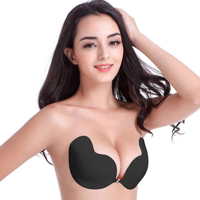 Fly Bra Strapless Silicone Push Up Invisible Bra Self Adhesive