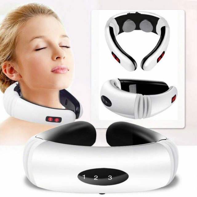 Infrared Heated Neck Massage Pillow Magnetic Therapy For Health Care  Relaxation