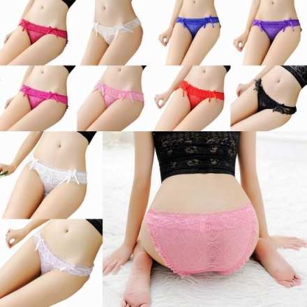 UKKD Lace Panties 2Pc Full Transparent See Through Ghana