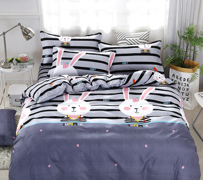 Buy 4pcs Bedding Set 1 Duvet Cover 1 Bed Sheet 2 Pillow Covers
