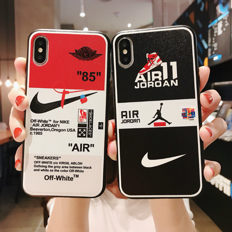 Nike Air Fashion Brand Mobile Phone Case Iphone X Xr Xs Xs Max 8 7 6 6s Plus Emboss Smooth Scrub Tpu Pc Cover Cases
