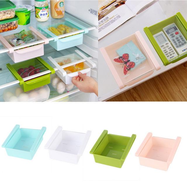 Mini ABS Slide Kitchen Fridge Freezer Space Saver Organization Storage –  greenjungle