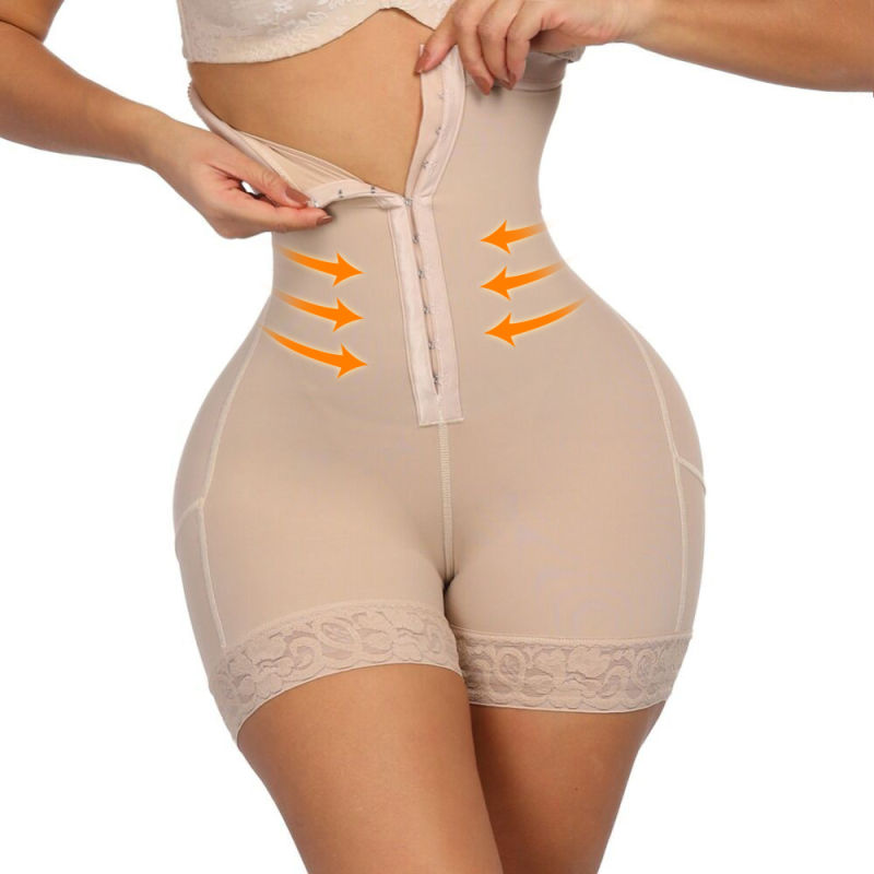 1pc Women's High Waist Butt Lifter Tummy Control Briefs, Made Of Nylon  Shapewear Waist Trainer Corset