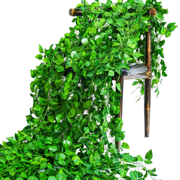 230cm Green Plant Decor Green Silk Artificial Hanging Ivy Leaf