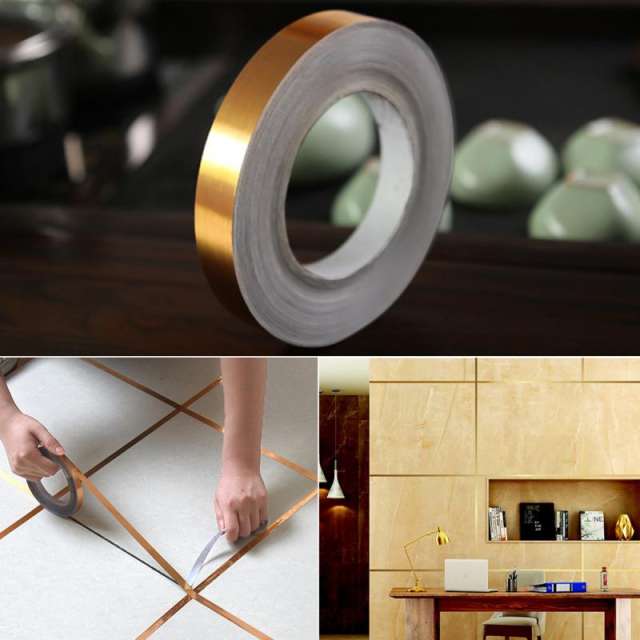 Tile Peel And Stick Decorative Tape, Waterproof Seamline Tape For