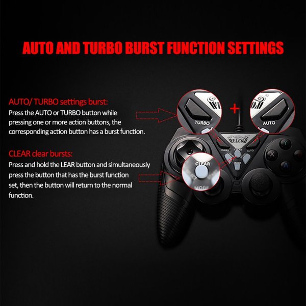 USB Wired Vibration Game Pad PC Controller Joystick Android USB Wired Vibration Game Pad PC Controller Joystick Android