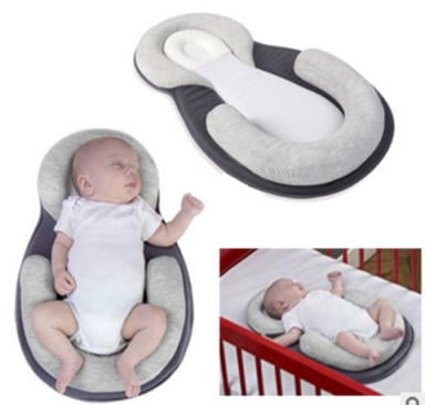 Baby shaped pillow anti heading correction newborn baby pillow anti rollover mattress