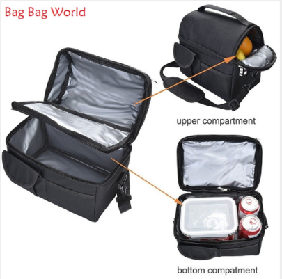 Insulated Lunch Box Tote Men Women Travel Hot Cold Food Cooler