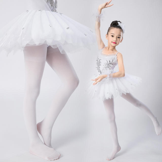 Children Solid Girls Ballet Dance Tights Velvet Pantyhose Kids Knee High Socks  Princess Soft Stockings High Quality