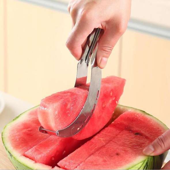 Stainless Steel Fruit Slicer Watermelon Slicer - China Slicer and