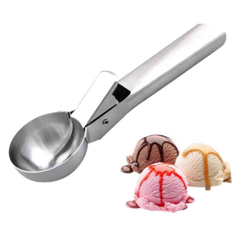 Two Size Ice Cream Scoops Stacks Stainless Steel Ice Cream