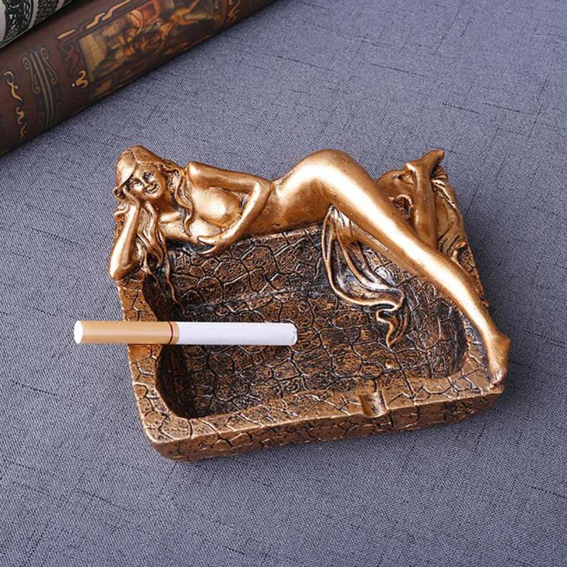 sexy cigarette holder Sexy Long Legs Beauty Design Resin Ashtray Ash Tray Cigarette Holder  Ashtrays Smoking Accessories Office Home Decor