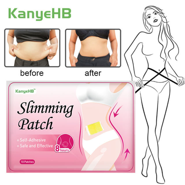 Slimming Patch Pad,Sleeping Slim Patch,10Pcs Slimming Fat Burning Sleeping  Slim Patches Weight Loss Stickers,Fat Burning Patch