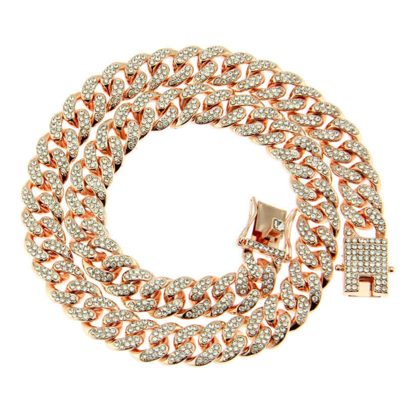 送料関税込[kaalixto]bling bling厚底MIANBAOXIE★男女兼用★ RQ Hip Hop Statement Chunky Iced Out Bling 6ix9ine Chain