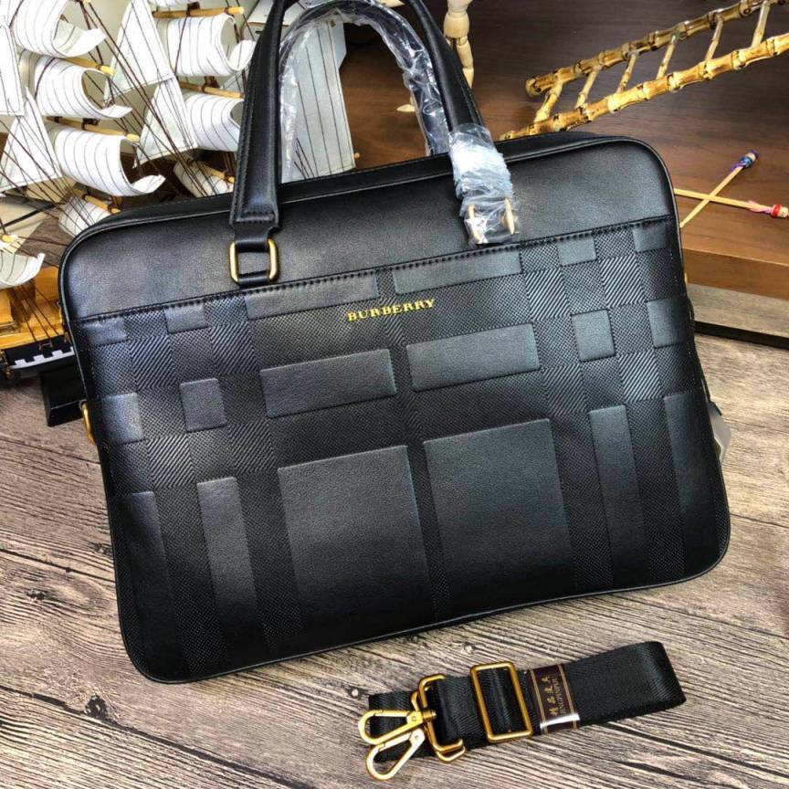 Burberry bag men Briefcase genuine cowhide leather high-end quality  original men bag size 39*29*6cm
