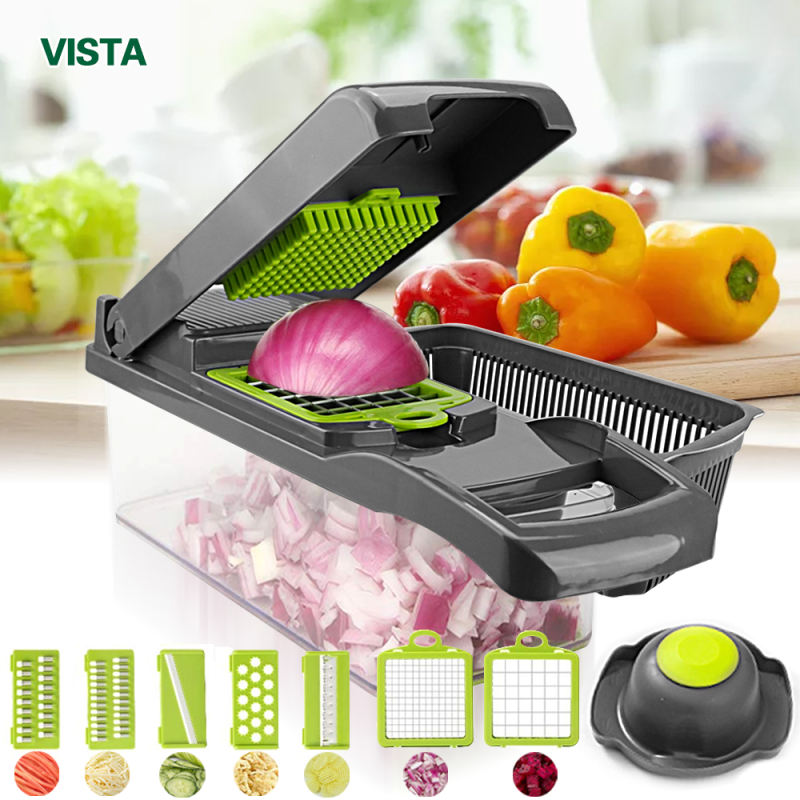 Myvit Vegetable Cutter with Steel Blade Mandoline Slicer Potato