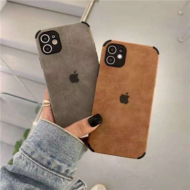 Suede Phone Case For iPhone 11 12 13 14 15 Pro Max XR X XS Max