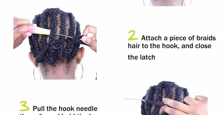 Wigundle Crochet Hook Needle Hair Weaving Needle For Braids Knitting And  Crochet Needles For Jumbo Braiding Twist Hair 1Pcs/Lot