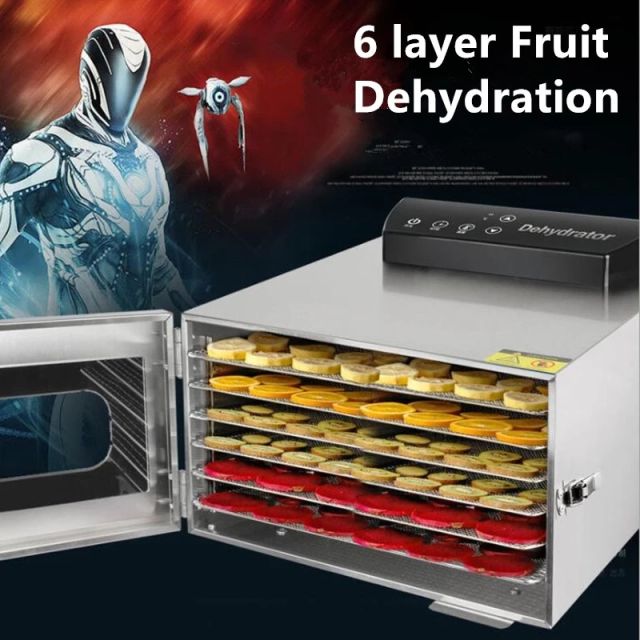 Buy Wholesale China Meat Fruit Food Dryer 6 Stainless Steel Trays