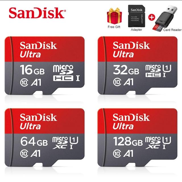 Micro Tf Sd Card 128 64 32 16 Gb Class 10 Memory Card 128gb - Temu