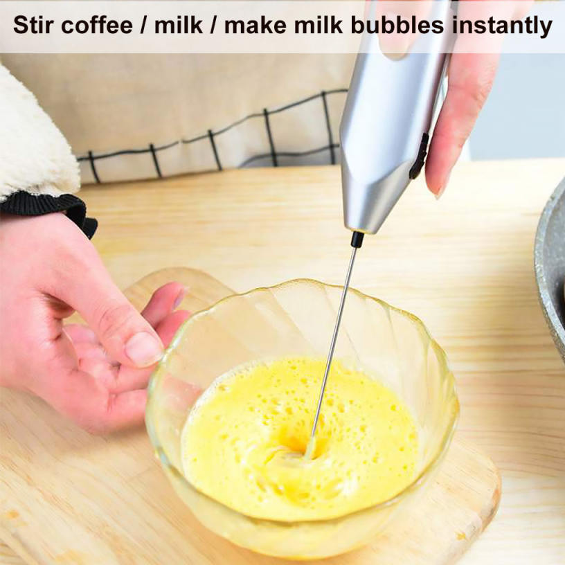 1PC Electric Milk Frother Coffee Frother Foamer Whisk Mixer Stirrer Egg  Beater Kitchen Handheld Milk Coffee