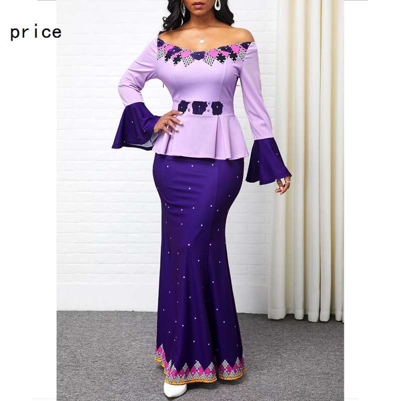 sachin and babi light blue dress Berylove Women Off The Shoulder Maxi Dress Satin Plum Mermaid Formal Dress, Plum / US18W