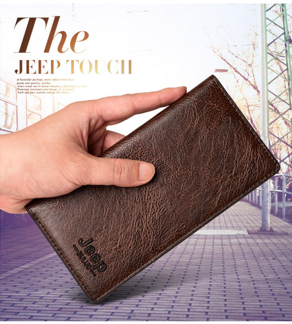 Men Wallets Men Jeep Wallet with Coin Bag Small Money Purses New Design  Dollar Slim Purse Money Clip Wallet