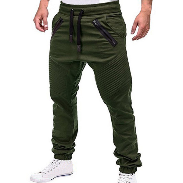 Men Casual Joggers Pants Solid Thin Cargo Sweatpants Male Multi-Pocket  Trousers New Mens Sportswear Hip Hop Harem Pencil Pants