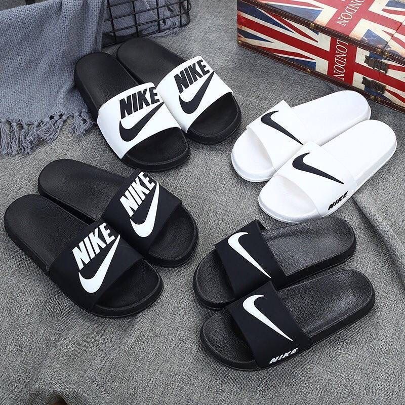 nike slippers couple