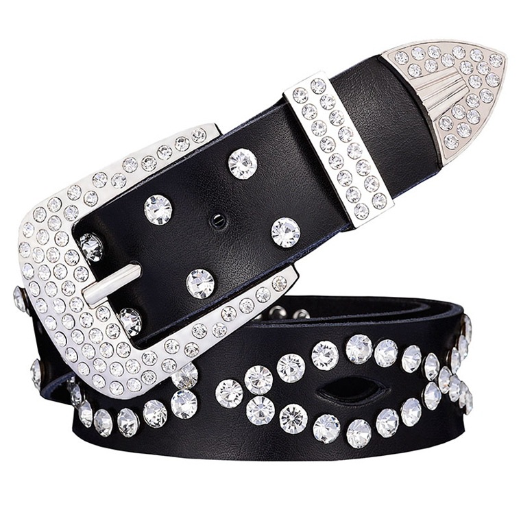 womens glitter belt