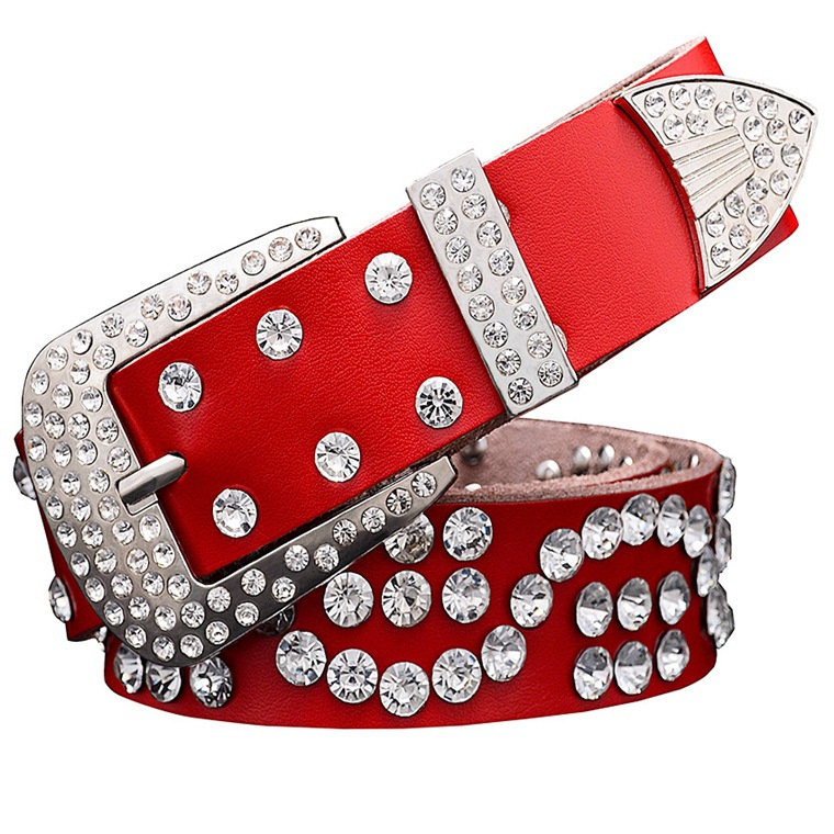 designer belts mens rhinestone