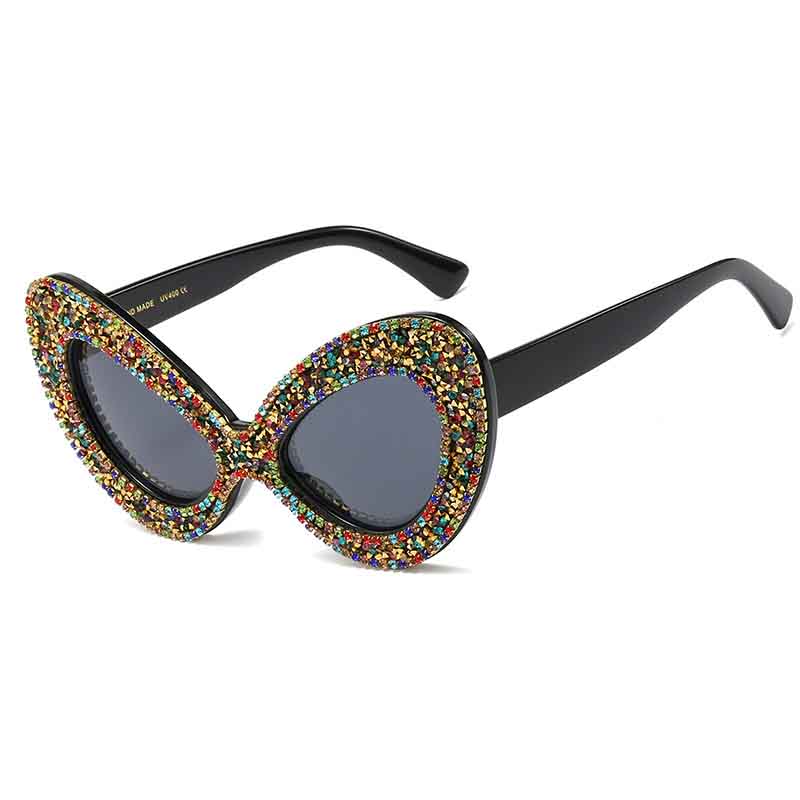 Cheap Butterfly Glasses Women Rimless Sunglasses Small Face Diamond  Butterfly Sunglasses Rhinestone Bling Sunglasses Cat-Eye | Joom