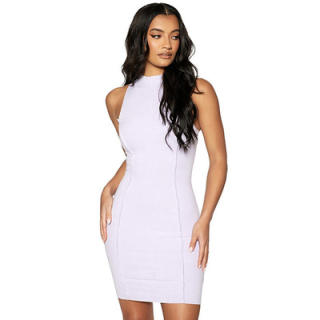 Ribbed Sleeveless Bodycon Summer Dresses For Women 2021 Fashion Club  Partywear Outfits Sexy Skinny Mini Dress Solid