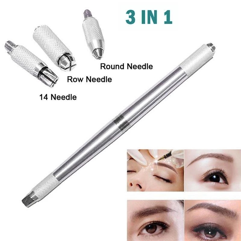 BIOMASER Newest Permanent Makeup Tattoo Machine with 2 Head Rose Gold  Microblading Pen Equipment 3D  Shopee Philippines