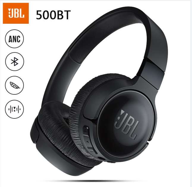 JBL E500BT Headphone Bass Sound waterproof Sports Headset Mic Noise Canceling Foldable Earphones