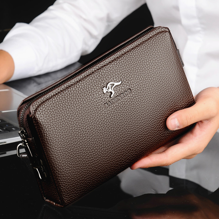Wallet Men's Long Wallet | Men's Leather Wallet | Luxury Brand Wallet |  Card Holder Purse - Wallets - Aliexpress